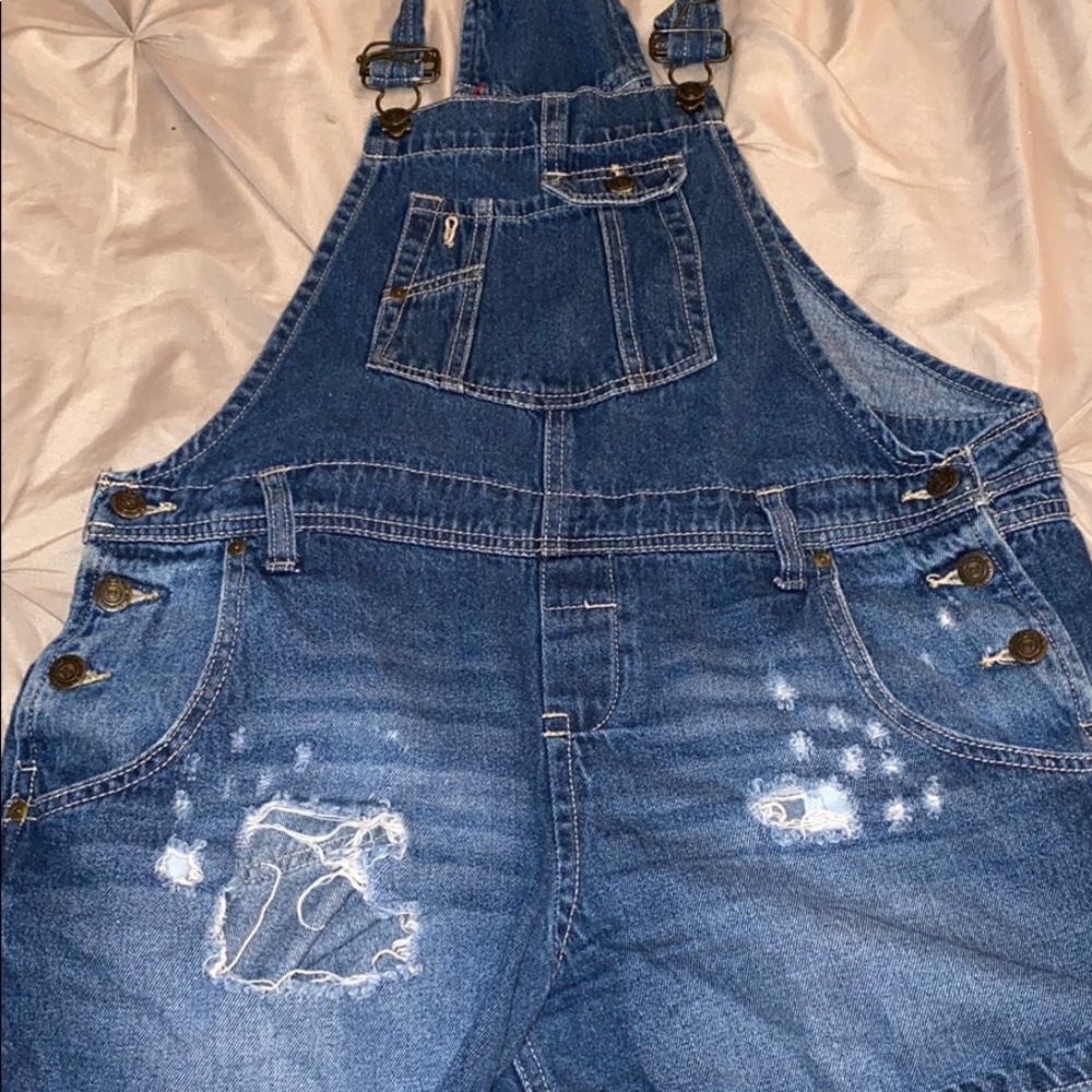 Overall Shorts